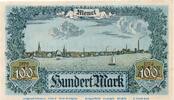 100 Mk. 1922 Memelgebiet 1922 Memel , Notgeld 100 Mark Schein in kfr. MEM-9 , Ros.854 , P.9 , vom 22.02.1922 1 bis 1-