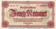 Notausgaben 1945 20 Mark Schein Banknote Kassenschein , 20 Mark Schein in kfr. DEU-262, Ros.186, P.187 -