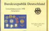 KMS Deutschland 12,68 DM Kursmünzen Satz Deutschland , KMS von 1998 F , Spiegelglanz PP , Jäger 180 -