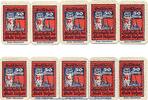 Notgeld De. 10 x 50 Pf. 10 x Notgeld Stadt Uelzen 1351.1 , Uhlenköper Set mit 10 x 50 Pfennig in kfr. -