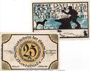 Kleingeld 1914-1922 2 Scheine kpl. 2 x Notgeld Stadt Buxtehude 1055.05.30-31 , Set mit 2 Scheinen in kfr. o.D. -
