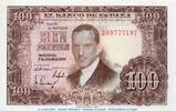 Spanien - Spain 100 Pesetas Banknote Spanien , 100 Pesetas Schein 1953 -Juan Romero- unc-kfr WPM.145 -