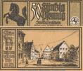 Serienscheine DE 50 Pf. P Notgeld der Stadt Stuttgart 1289.2 , 50 Pfennig Schein -P- in kfr. von 1922 -