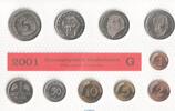 KMS Deutschland 12,68 DM Kursmünzen Satz Deutschland , KMS von 2001 G , stempelglanz , Jäger 180 , BRD -