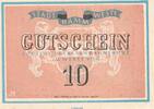 Notgeld 1945 - 1948 10 Pf. Notgeld Strassenbahn Hamm , Topp 390.1 , 10 Pfennig in kfr. o.D. Westfalen 1947 -