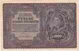 Banknote Polen 1.000 Marek Schein 1919 Banknote Polen , 1.000 Marek Schein in L-gbr. P.26 , von 1919 , Polish State -