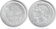 Münze Frankreich 5 Francs 1949 Münze Frankreich , 5 Francs von 1949 , Lavrillier aluminium , Republique Francai -