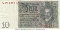 Weimarer Republik - Reichsbank 10 Reichsmark - Q - Reichsbanknote , 10 Mark Schein -Q- in gbr. DEU-183.a, Ros.173, P.180 , 1929 -