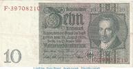 Weimarer Republik - Reichsbank 10 Reichsmark - E 2 - Reichsbanknote , 10 Mark Schein -E 2- in gbr. DEU-183.b, Ros.173, P.180 , 1929 -