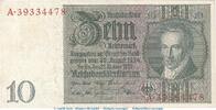 Weimarer Republik - Reichsbank 10 Reichsmark - E 2 - Reichsbanknote , 10 Mark Schein -E 2- in kfr. DEU-183.b, Ros.173, P.180 , 1929 -