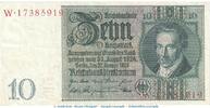 Weimarer Republik - Reichsbank 10 Reichsmark - F 2 - Reichsbanknote , 10 Mark Schein -F 2- in gbr. DEU-183.a, Ros.173, P.180 , 1929 -