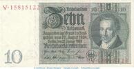 Weimarer Republik - Reichsbank 10 Reichsmark - S 2 - Reichsbanknote , 10 Mark Schein -S 2- in kfr. DEU-183.a, Ros.173, P.180 , 1929 -