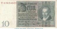 Weimarer Republik - Reichsbank 10 Mk. -S 2- Reichsbanknote , 10 Mark Schein -S 2- in gbr. DEU-183.a, Ros.173, P.180 , 1929 -