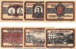 Serienscheine DE 6 Scheine kpl. Notgeld Stadt Lörrach 813.1 , Set mit 6 Scheinen in kfr. o.D. Baden Württemberg -