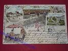 Ansichtskarten Ansichtskarte , Postkarte aus Halle a. d. Saale , Sachsen Anhalt , Motiv Promenade, Theater, Moritzburg, Rathaus, Marktplatz , g -