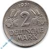 Münzen Kursmünze Deutschland , 2 Mark 1951 G , Weinblätter und Trauben , ss - vz , Jäger 386 , Bundesrepublik Deutschland -