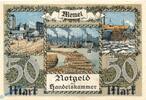 Memelgebiet 1922 50 Mk. Memel , Notgeld 50 Mark Schein in kfr. MEM-7 , Ros.852 , P.7 , vom 22.02.1922 -