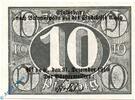 Kleingeld 1914-1922 10 Pf. Notgeld Alzey , 10 Pfennig Schein , Tieste 0100.05.01 , von 1919 , Hessen -