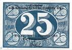 Kleingeld 1914-1922 25 Pf. Notgeld Alzey , 25 Pfennig Schein , Tieste 0100.05.02 , von 1919 , Hessen Verkehrsausgabe -