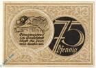 Serienscheine DE 75 Pf. Fehldruck Notgeld Stolzenau a. d. Weser 1276.1 , 75 Pfennig Fehldruck in kfr. von 1921 -