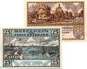 Serienscheine DE 2 Scheine kpl. Uetersen , Notgeld Set mit 2 Scheinen in kfr. M/G 1352.2 , Schleswig von 1920 -