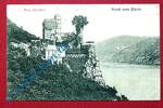 Ansichtskarten Postkarte Ansichtskarte Trechtingshausen , Burg Rheinstein , gel. 1906 , Rheinland Pfalz -
