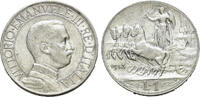1 Lira 1900-1946 Italy Italy. Regno d Italia. Vittorio Emanuele III (1900-1946). AR 1 Lira 1913 