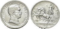 Italy 2 Lira Italy. Regno d'Italia. Vittorio Emanuele III (1900-1946). AR 2 Lire 1916 -