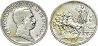 Italy 2 Lira Italy. Regno d'Italia. Vittorio Emanuele III (1900-1946). AR 2 Lire 1916 -