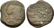 Roman Republic Æ Triens Q. Marcius Libo, Rome, 148 BC. Æ Triens -