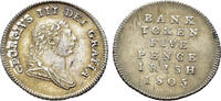 Europa AR 5 Pence Token Ireland, George III (1760-1801). AR 5 Pence Token 1805 -