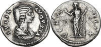Roman Empire  Julia Domna (died 217 AD). AR Denarius ss