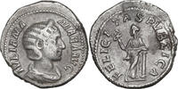 Roman Empire  Julia Mamaea, mother of Severus Alexander (died 235 AD). AR Denarius, 228 AD ss
