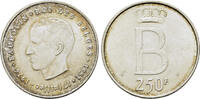 Belgium Francs Belgium. Baudouin I (1948 - 1993). AR 250 Francs 1976 -
