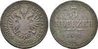 Austria 3 Kreuzer Austria. Francis Joseph I (1848-1916). Æ 3 Kreuzer 1851. -