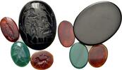 Antiques REPLICA Glyptic Lot of 4 REPRODUCTION of ancient gemstone -