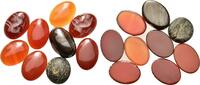 Antiques REPLICA Glyptic Lot of 9 REPRODUCTION of ancient gemstone -