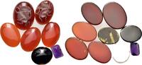 Antiques REPLICA Glyptic Lot of 7 REPRODUCTION of ancient gemstone -