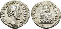 Roman Imperial  Divus Antoninus Pius (died 161). AR Denarius ss
