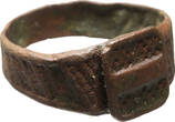 Byzantine empire Bronze ring VII° century ca