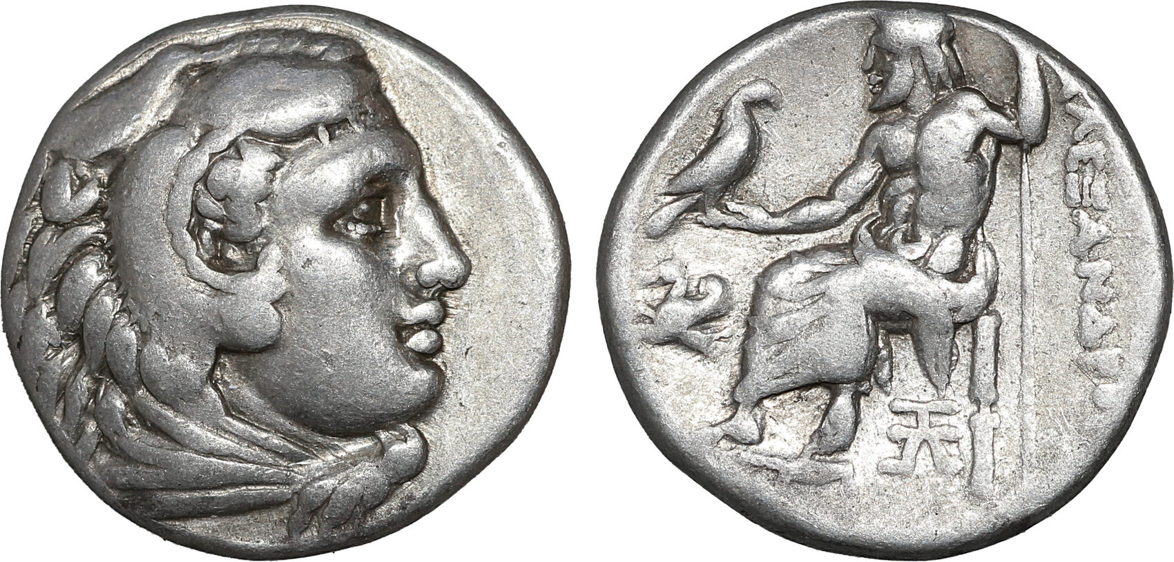 Macedon Drachm 325323 Alexander III the Great Struck under Kalas or