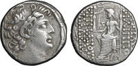 Seleukid Empire Tetradrachm 95-75 BC Philip I Philadelphos VF/XF