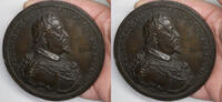 Italy Granduchy of Tuscany Bronze Medal. 1580-1640 Ferdinando I de' Medici -