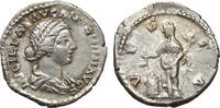 Roman Empire Denarius 164-182 Lucilla (daughter of M. Aurelius) iridescent toning. XF