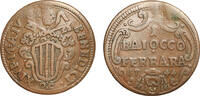 Papal States Baiocco 1744 Benedict XIV -
