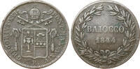 Papal States Baiocco 1844 1831-1846 Gregory XVI aXF 49,00 EUR  zzgl. 12,00 EUR Versand
