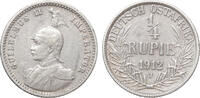 German East Africa 1/4 Rupee 1912 J Wilhelm II XF 85,00 EUR  zzgl. 16,00 EUR Versand