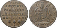 Papal States Kirchenstaat BOLOGNA Baiocco 1816 Pius VII aXF 69,00 EUR  zzgl. 12,00 EUR Versand