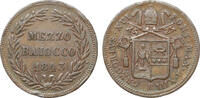 Papal States Kirchenstaat 1/2 baiocco 1843 Gregory XVI VF+ 39,00 EUR  zzgl. 12,00 EUR Versand