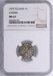 Poland / Livonia 1S Jan Hieronim Chodkiewicz (1572–1573), Dahlen, Top NGC MS 63